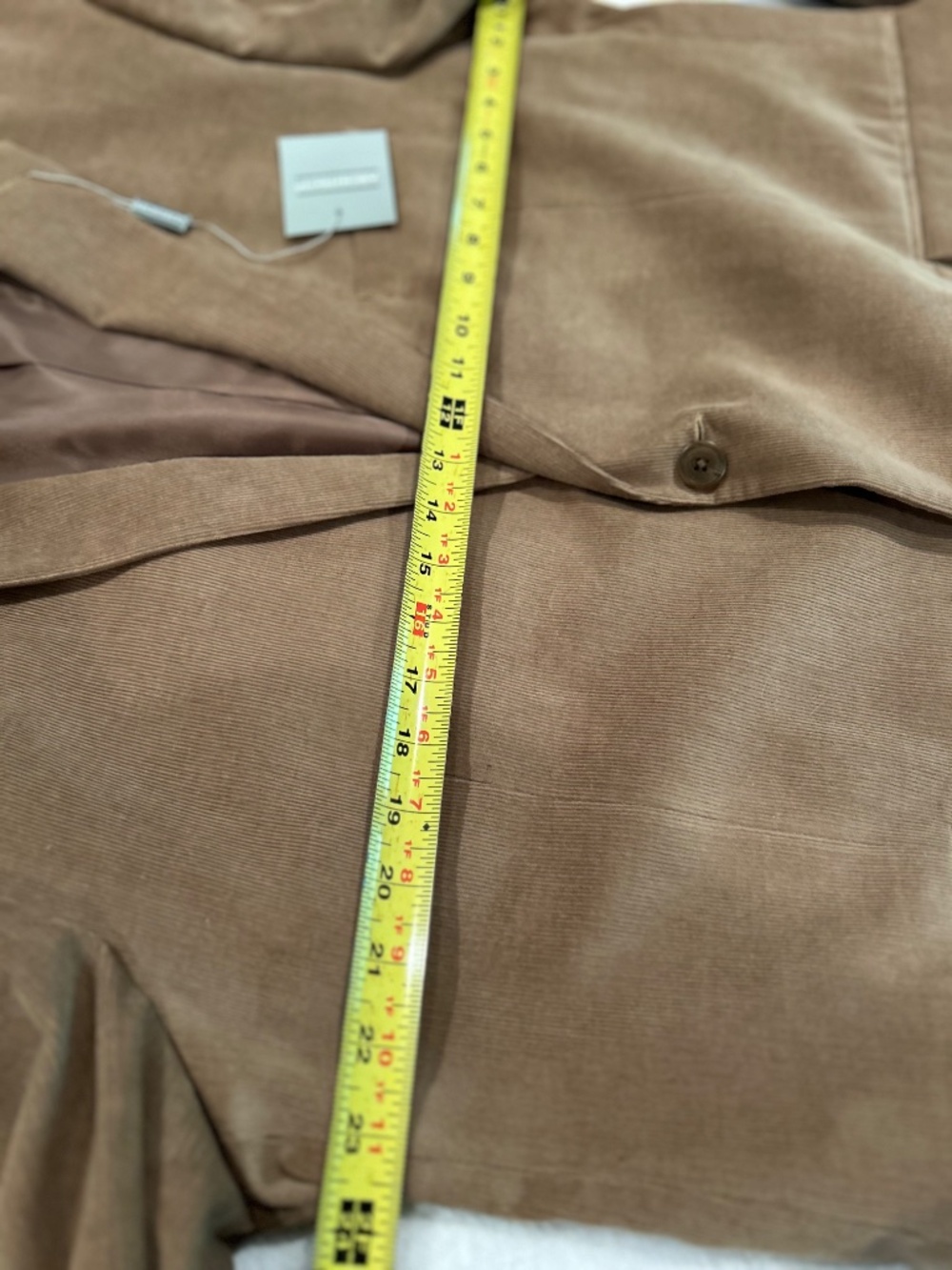 Architect Camel Corduroy Blazer/Suit Jacket - Picture 9 of 9